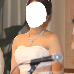 ウェディングアクセサリー ティアラ&イヤリング&ネックレスの画像