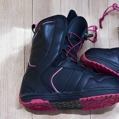 VAXPOT スノーボードブーツ 23cm ブラック ピンクの画像