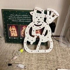 クリスマスデコ　雪だるまの画像