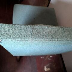 無料　1人掛け椅子　エメラルドグリーン　レトロの画像