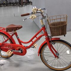 子供用自転車 ハッチ(HACHI) 赤色の画像
