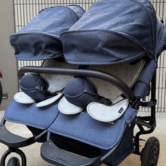 【おまけ付】双子ベビーカー　ココダブルEXフロムバースの画像