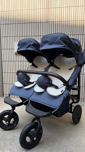 【おまけ多数】双子ベビーカー　ココダブルEXフロムバース