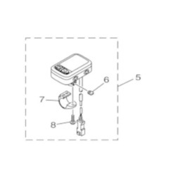 ヤマハ YAMAHA X87-83500-00 メータアセンブリ 電動自転車の画像