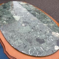 イタリア製 大理石 アンティーク 猫脚 センターテーブルの画像