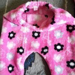 花柄　フリース　パジャマ 90　80　花柄　ふわふわ　女の子　まとめ売りの画像