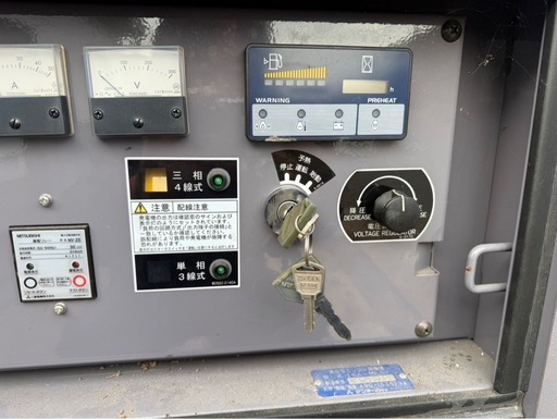 デンヨー　DENYO　13LS 発電機　実働アワー167h！DCA-13LSY