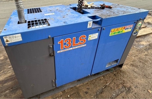 デンヨー　DENYO　13LS 発電機　実働アワー167h！DCA-13LSY