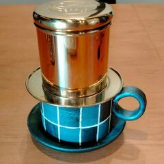 加古川　ソトのマ　ソロキャンプ用　ベトナム式コーヒードリッパー　１９０mlドリップポット　中古品　の画像