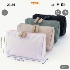 TEMU　ポーチの画像