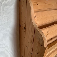 ❤️断捨離早い者勝ち　美品カントリー調オシャレな本棚　ブックラック　収納の画像