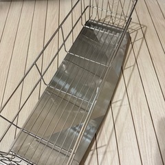 スリムステンレス水切りカゴの画像