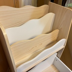 ※お取引中 子供用 絵本棚 キッズ収納ラック ニトリ ミア3の画像