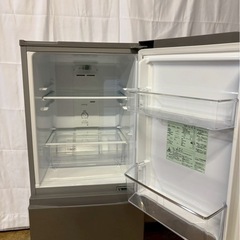 【成約済み】AQUA 2ドア冷蔵庫 AQR-13J (S) 2020年製 126L 右開きの画像