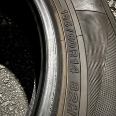 タイヤ４本　185/60R14 ヨコハマタイヤの画像