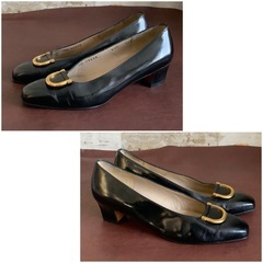 サルバトーレフェラガモ【22.5㎝位】パンプス☆クリーニングお手入れ済6332の画像