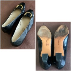 サルバトーレフェラガモ【22.5㎝位】パンプス☆クリーニングお手入れ済6332の画像