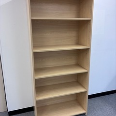 未使用 可動棚ハイシェルフ 本棚 収納ラックの画像