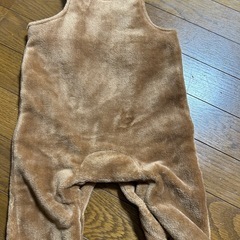 くまさんロンパース　80の画像