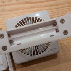 卓上ファン　2こ　車中泊やキャンプなどにの画像