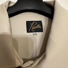 Needles カウボーイジャケット ホワイト×パープル XLの画像