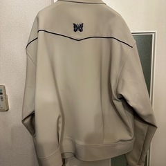 Needles カウボーイジャケット ホワイト×パープル XLの画像