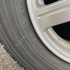 ヨコハマ アイスガード IG50プラス 145/80R13 スタッドレスタイヤ アルミホイールセットの画像