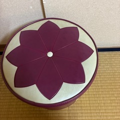 【11月6日まで】昭和レトロ　丸スツール　丸椅子
の画像