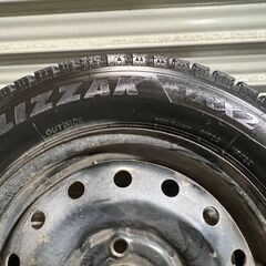 商談中売り切り 155 65 R13 73Q ブリジストン VRX２ 冬タイヤ ホイール4穴 7部山 ブリザック スタッドレス 2021年製造の画像