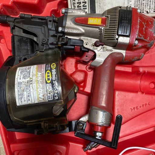 【中古品】MAX(マックス) 90㎜高圧釘打機 スーパーネイラ HN-90N1  中古動作確認品