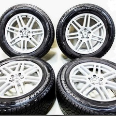 11月9日19時引取り限定特別価格 18インチ スタッドレス付きあるみアルミの画像