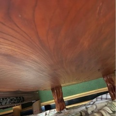 引取限定　奈良　南部　天然木 一枚板 ローテーブル 座卓 木製 テーブル　和風の画像