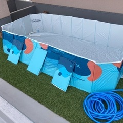 家庭用　プール　ビニールプールの画像