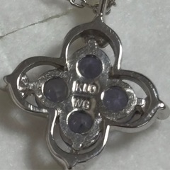 VERITE タンザナイトネックレス K10WGの画像