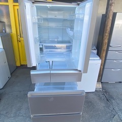 福岡市内-久留米-小郡配送無料　保証ありパナソニック Panasonic パーシャル搭載冷蔵庫 6ドア 470L シャンパンゴールド NR-F471PV-Nの画像