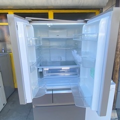 福岡市内-久留米-小郡配送無料　保証ありパナソニック Panasonic パーシャル搭載冷蔵庫 6ドア 470L シャンパンゴールド NR-F471PV-Nの画像