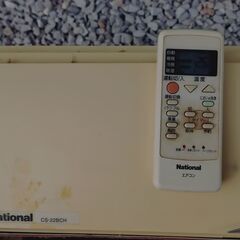 🔥パナソニック ナショナル ルームエアコン 主に6～9畳用 2004年製 100v CS-22RCH-Wの画像