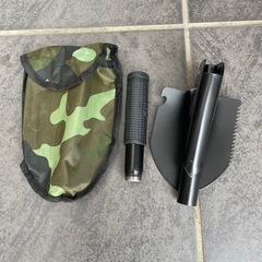 お庭スコップ　折りたたみタイプ　収納付　防災　キャンプの画像