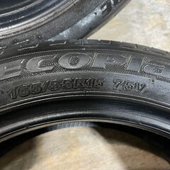 売り切り 165 55 R15 75V  ブリジストン エコピア 夏タイヤ サマータイヤ 2018年製造 の画像