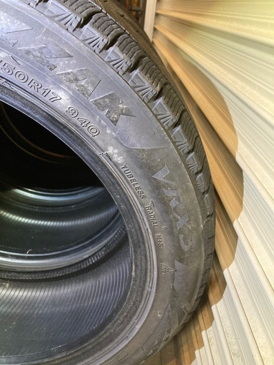 225.50.17インチVRX3スタッドレス215.50.17にも