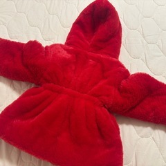 着用一回　90 女の子　コートの画像