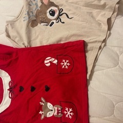 90 ２着　クリスマス　長袖　の画像
