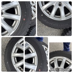 スタッドレスタイヤ❗️ 2023年製❗️ ダンロップ❗️ ホイール付き❗️ 4本セット❗️の画像