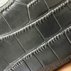 コーチ　長財布　クロコ型押しの画像