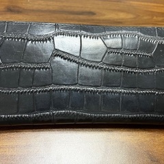 コーチ　長財布　クロコ型押しの画像
