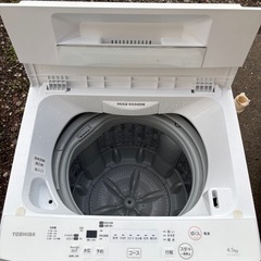 TOSHIBA 4.5kg 洗濯機 2019年製 AW-45M7　訳あり激安の画像