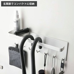 山崎実業 tower トレー付き マグネットアンブレラホルダー ホワイトの画像