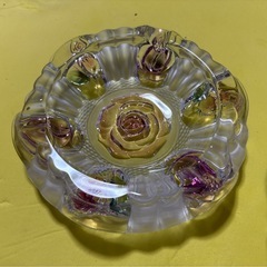 ガラスの灰皿 2個の画像