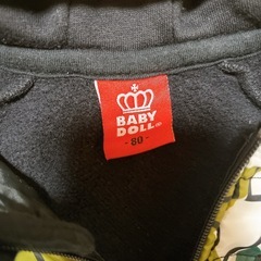 baby doll パーカー　80サイズの画像
