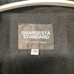 キッズ　ダウンコート130 ネイビー　【GRANGESTA STANDARD】　の画像